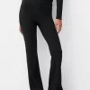 Utsvängda ribbade culottes Utsvängda ribbade culottes