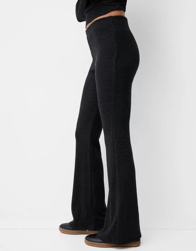 Utsvängda ribbade culottes Utsvängda ribbade culottes