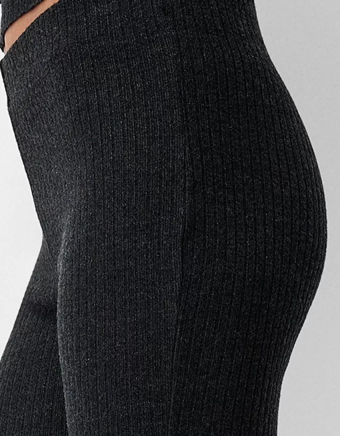 Utsvängda ribbade culottes Utsvängda ribbade culottes