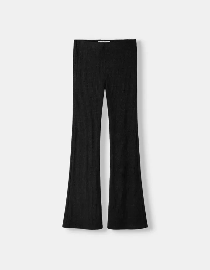 Utsvängda ribbade culottes Utsvängda ribbade culottes