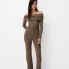 Utsvängda ribbade culottes Utsvängda ribbade culottes