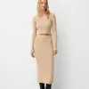 V-ringad off-shoulder tröja V-ringad off-shoulder tröja