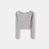 V-ringad off-shoulder tröja V-ringad off-shoulder tröja