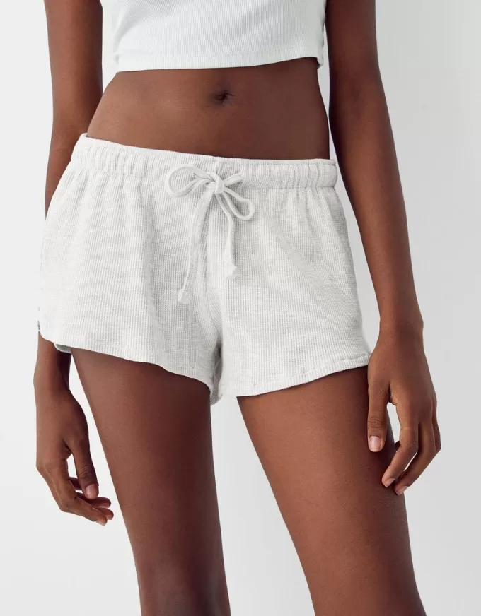 Våffelstickade shorts Våffelstickade shorts