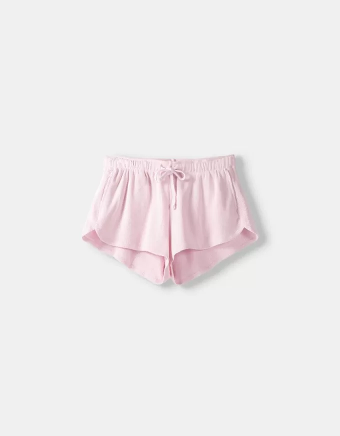 Våffelstickade shorts Våffelstickade shorts