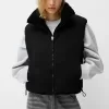 Vändbar faux shearling-väst Vändbar faux shearling-väst