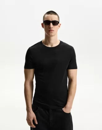 Vanlig kortärmad t-shirt