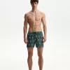 Vanliga boardshorts med tryck Vanliga boardshorts med tryck