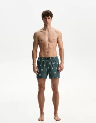 Vanliga boardshorts med tryck