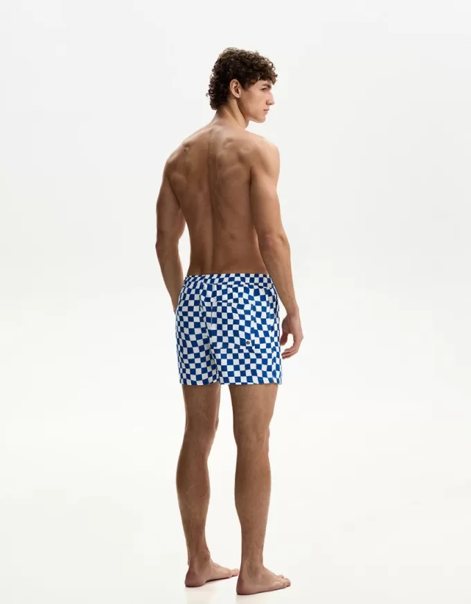 Vanliga boardshorts med tryck Vanliga boardshorts med tryck