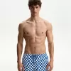 Vanliga boardshorts med tryck Vanliga boardshorts med tryck
