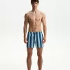 Vanliga boardshorts med tryck Vanliga boardshorts med tryck