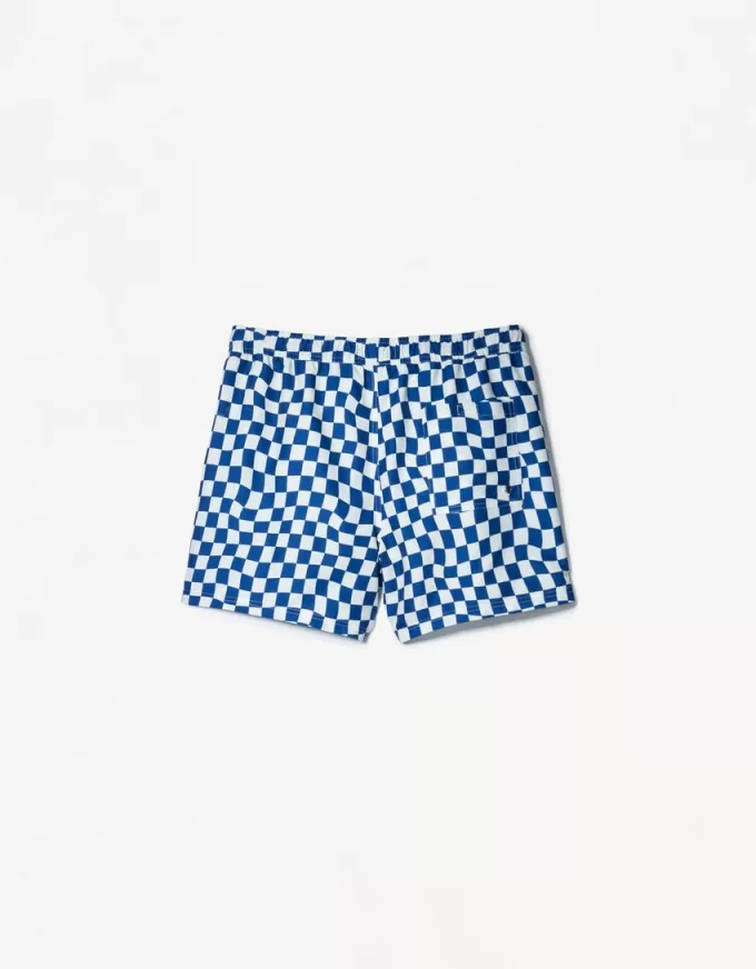 Vanliga boardshorts med tryck Vanliga boardshorts med tryck