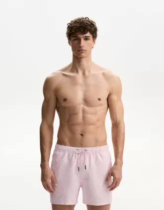 Vanliga boardshorts med tryck Vanliga boardshorts med tryck