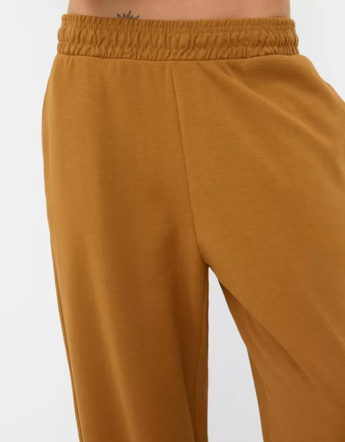 Voluminösa interlock joggingbyxor Voluminösa interlock joggingbyxor