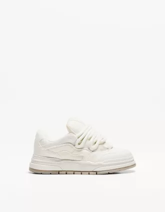 tjocka skatersneakers för män